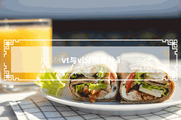vt与vi分别是什么意思?区分是什么