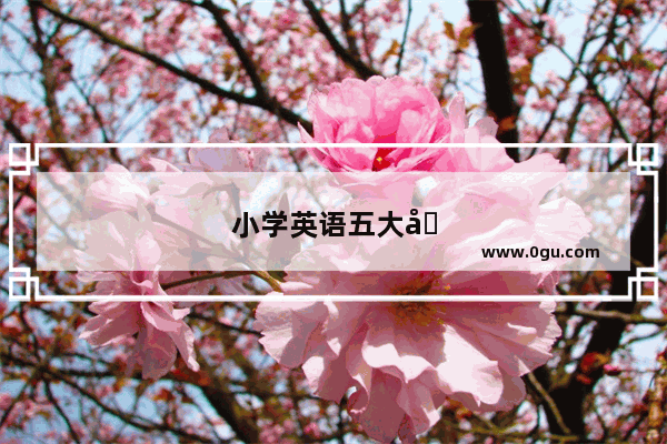 小学英语五大句型
