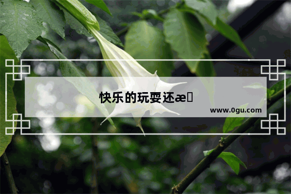 快乐的玩耍还是快乐地玩耍