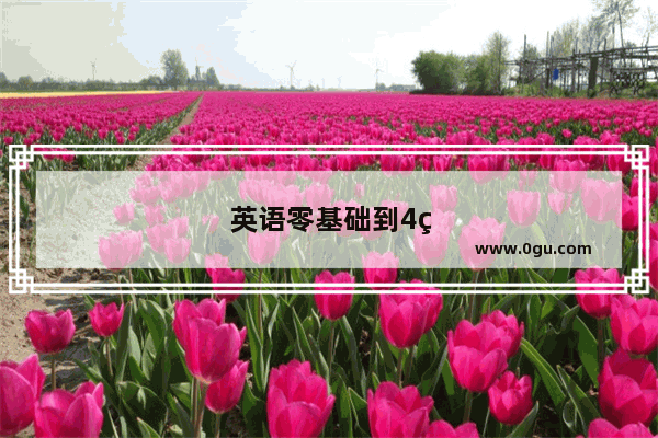 英语零基础到4级需要学多久