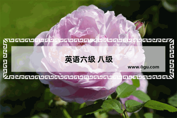 英语六级 八级