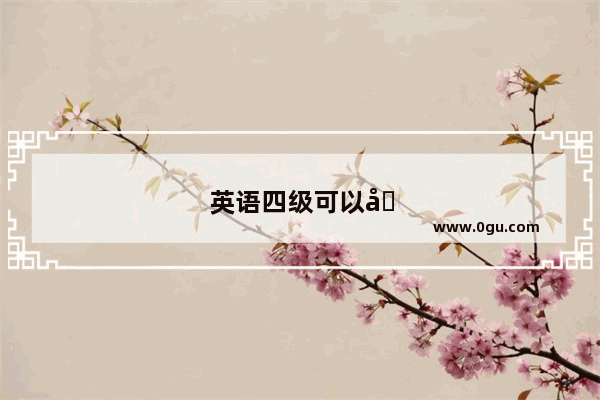 英语四级可以写几篇文章啊