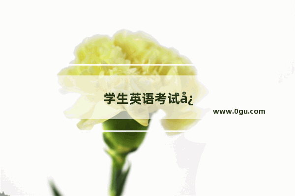 学生英语考试必备知识点