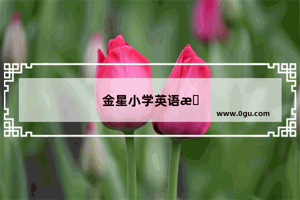 金星小学英语怎么写的