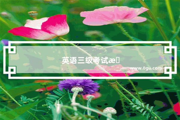 英语三级考试有听力么