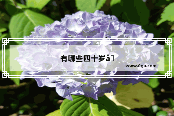 有哪些四十岁可以用的护肤产品推荐
