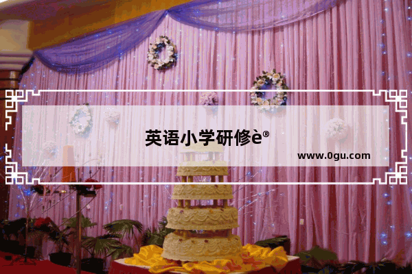 英语小学研修记录心得怎么写