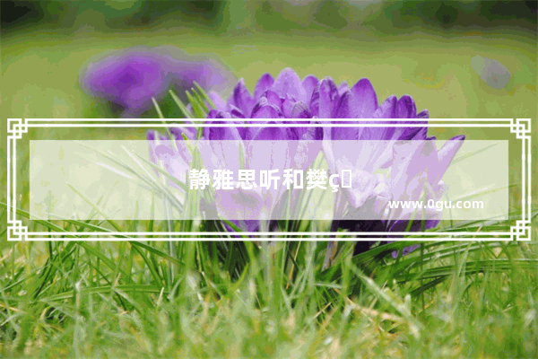 静雅思听和樊登读书