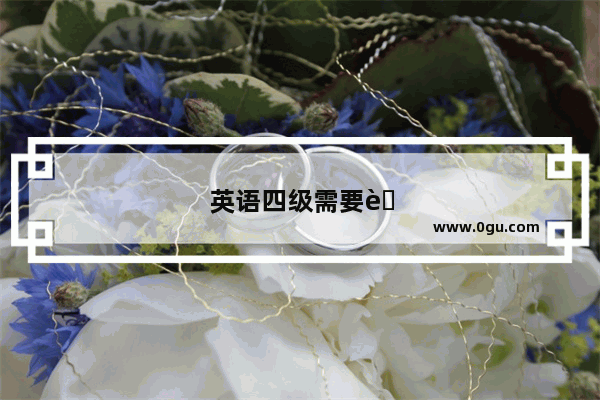 英语四级需要背词汇吗初中生