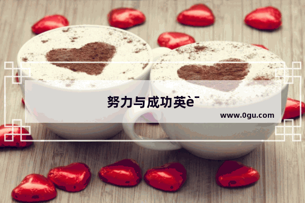 努力与成功英语作文