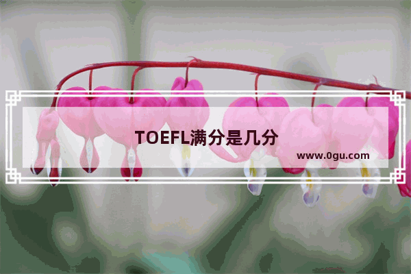 TOEFL满分是几分
