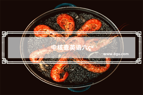 中核查英语六级