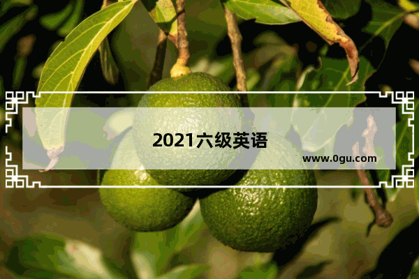 2021六级英语