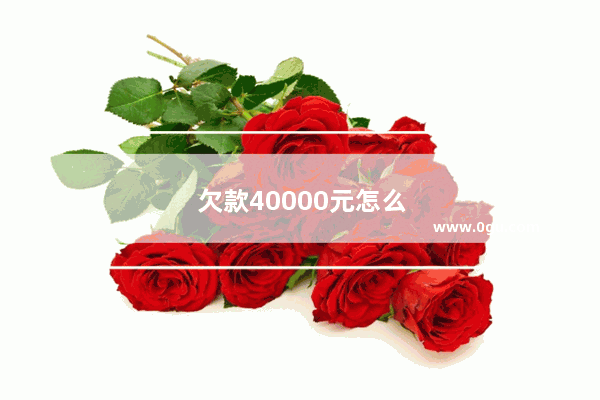 欠款40000元怎么跟家里说