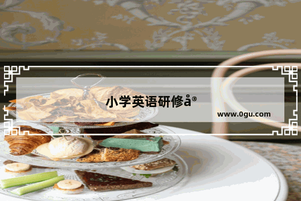 小学英语研修实例研究报告