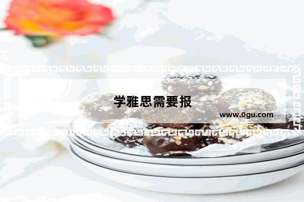 学雅思需要报
