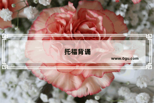 托福背诵