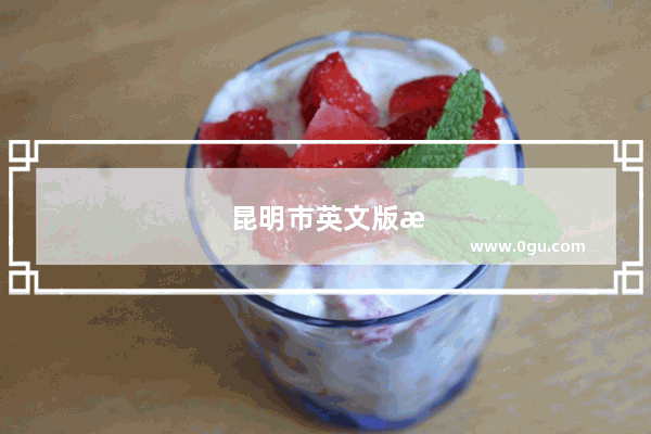 昆明市英文版核酸报告