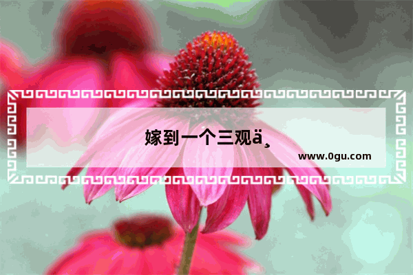 嫁到一个三观不正的家庭有多可怕