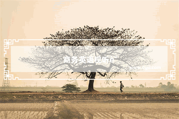 商务英语视听说实践目的