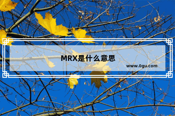 MRX是什么意思