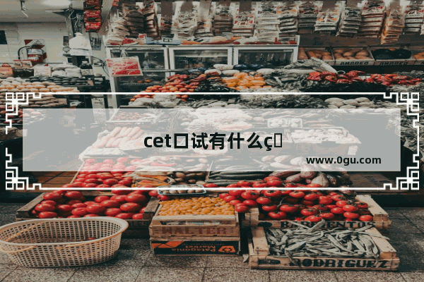 cet口试有什么用