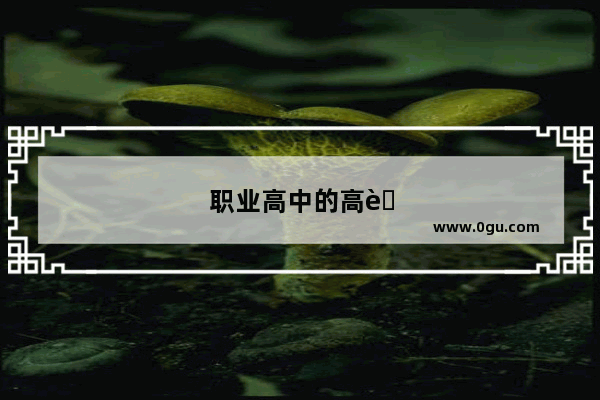 职业高中的高考班和普高高考一样吗