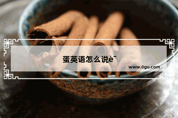 蛋英语怎么说读音