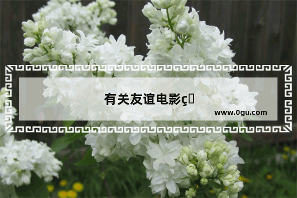 有关友谊电影的英语作文