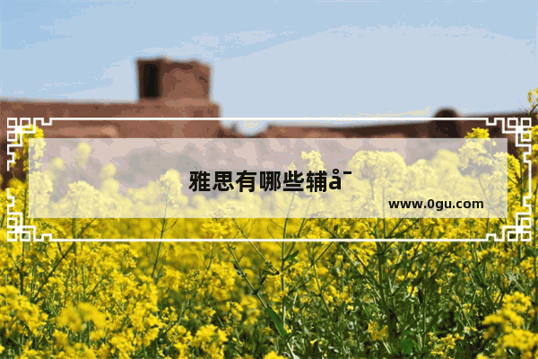 雅思有哪些辅导学校好一点