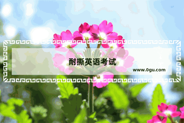 耐撕英语考试