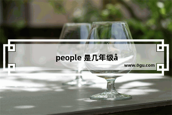 people 是几年级学的