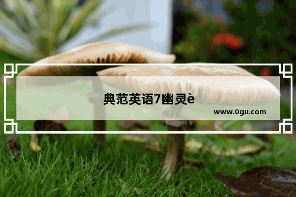 典范英语7幽灵船好词好句