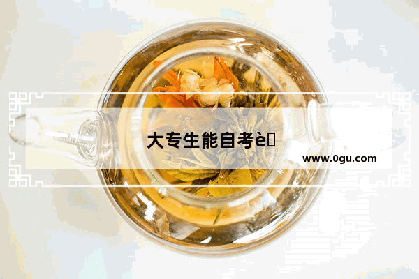 大专生能自考英语四级吗知乎