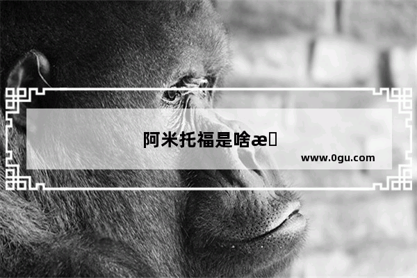 阿米托福是啥意思