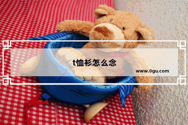t恤衫怎么念