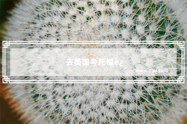 去美国考托福还是考雅思