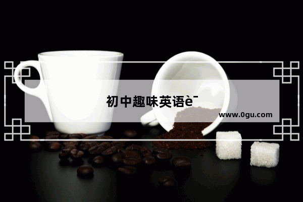 初中趣味英语语法有哪些