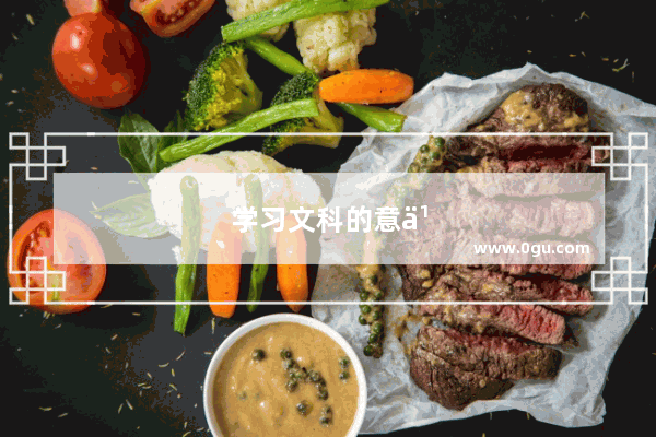学习文科的意义是什么？文科能给世界带来什么实质性的作用