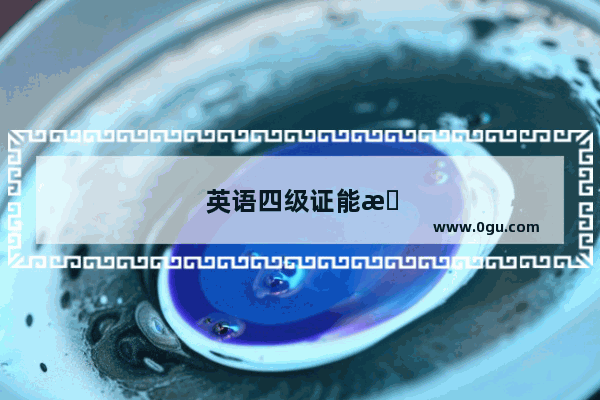 英语四级证能改成绩吗吗怎么改