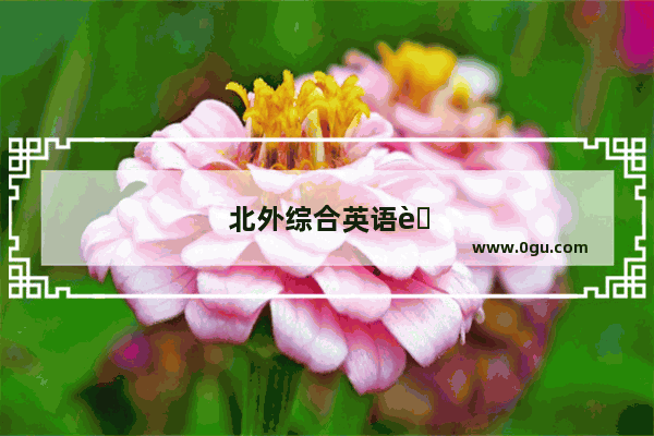 北外综合英语考试时间