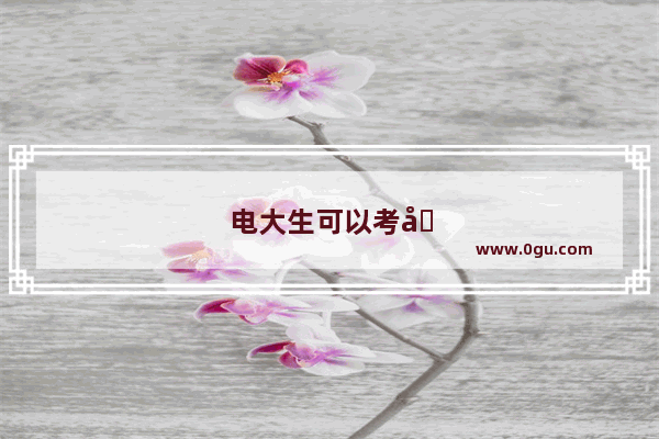 电大生可以考四级吗