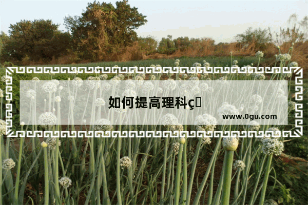 如何提高理科生的英语兴趣和成绩