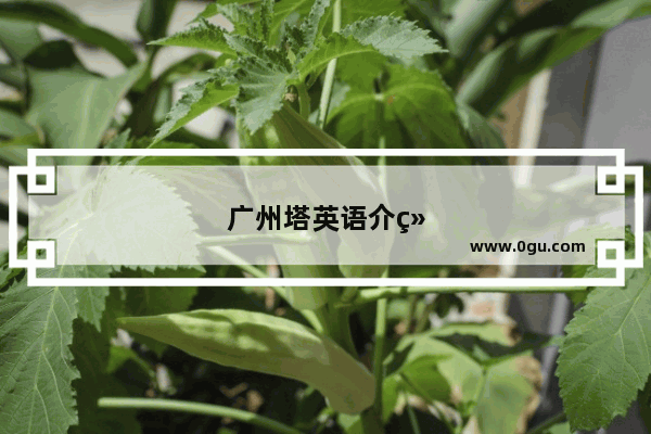 广州塔英语介绍三年级