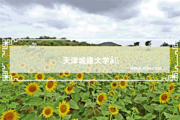 天津城建大学四级报名时间