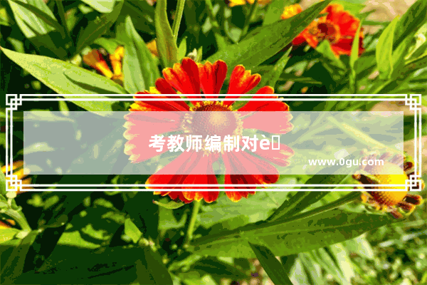 考教师编制对英语有要求吗