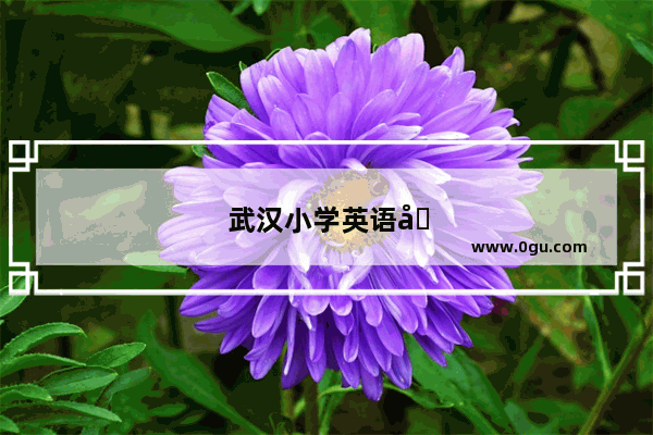 武汉小学英语剑桥版本教材有哪些