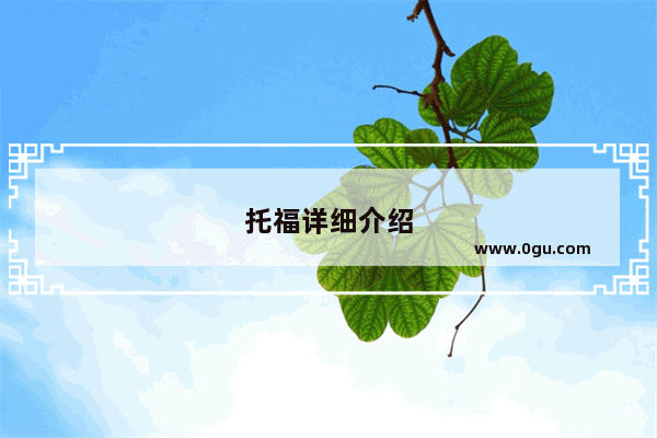 托福详细介绍