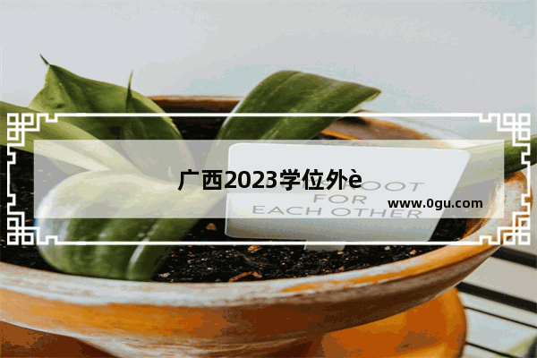 广西2023学位外语怎么答题