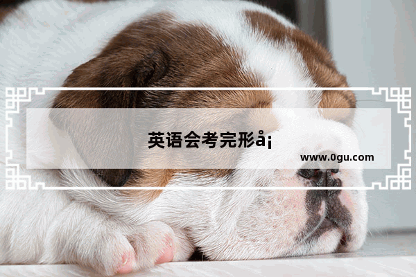 英语会考完形填空技巧